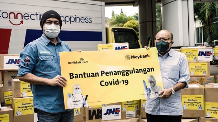 Maybank Indonesia Tanggulangi Pandemi Covid-19 Dengan Cara Ini