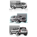 Desain SUV TANK Versi Terbaru Hadirkan Tenaga Mesin 3.0T+ 9AT!