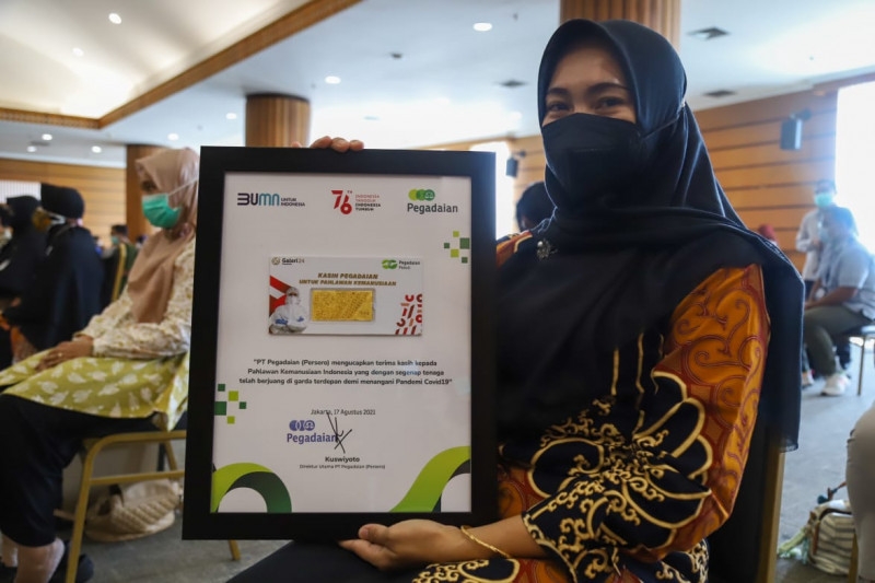 Apresiasi 24 Nakes Teladan di Jakarta Utara, Pegadaian Berikan Emas 0,5 Gram