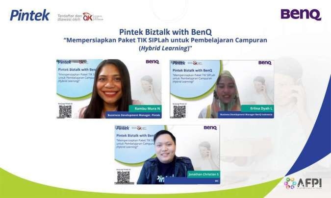 Pintek & BenQ Indonesia Kerja Sama Dukung UKM Pendidikan Dalam Persiapan Pesanan Sekolah
