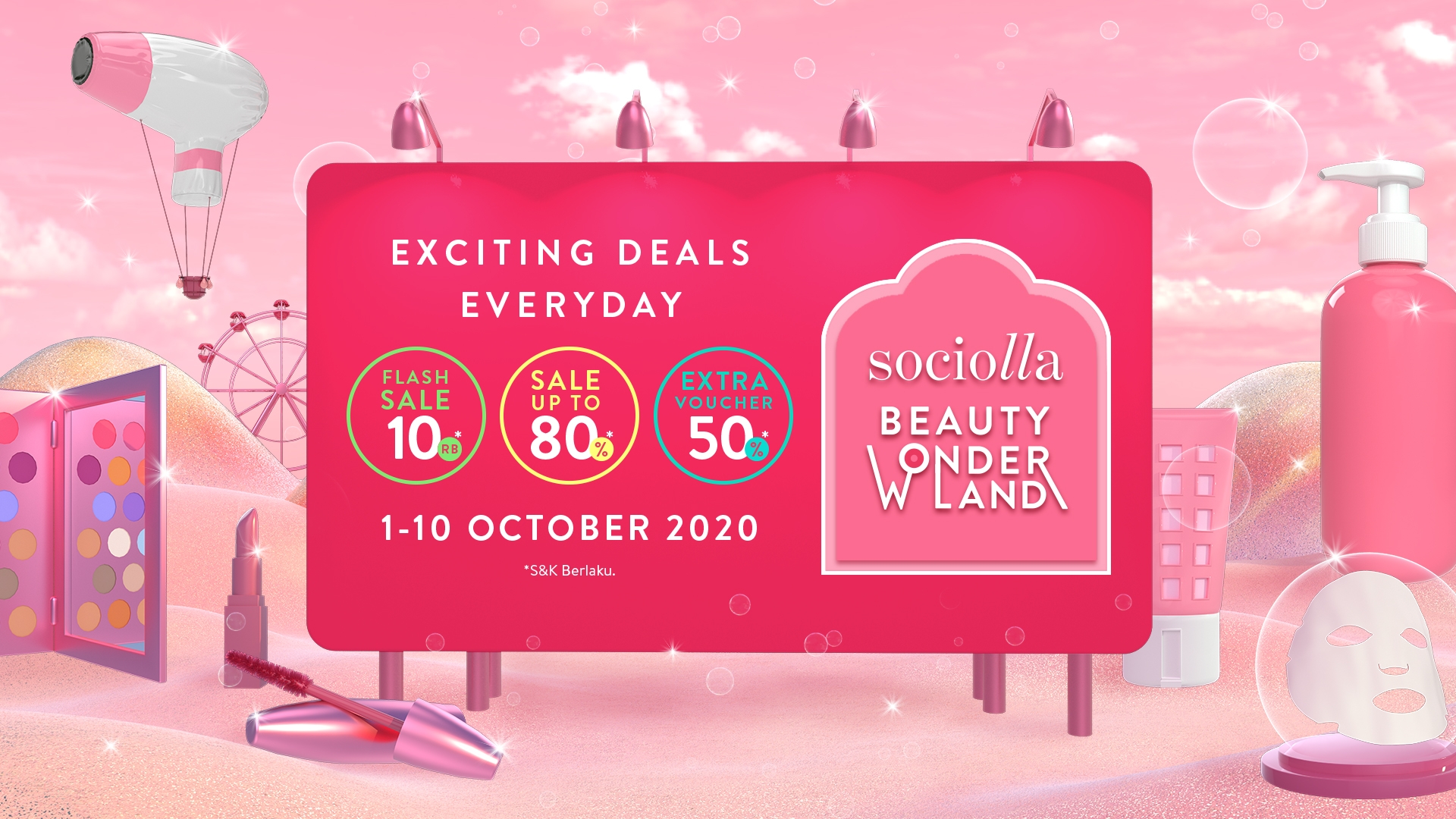 Update Brand Kecantikanmu yang Nge-tren di Sociolla Beauty Wonderland