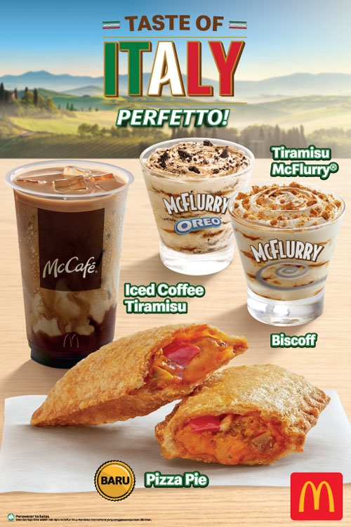 McDonald’s Luncurkan Menu Baru, Taste of Italy!