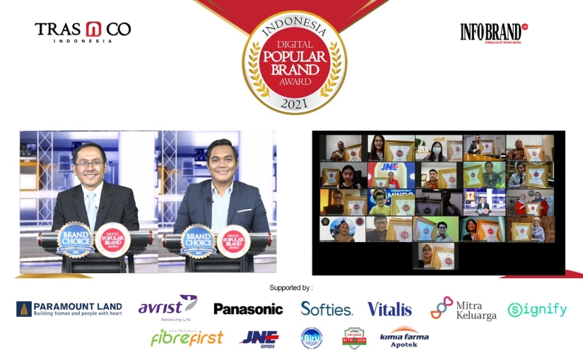 Jajaran Brand Sabet Indonesia Digital Popular Brand Award 2021