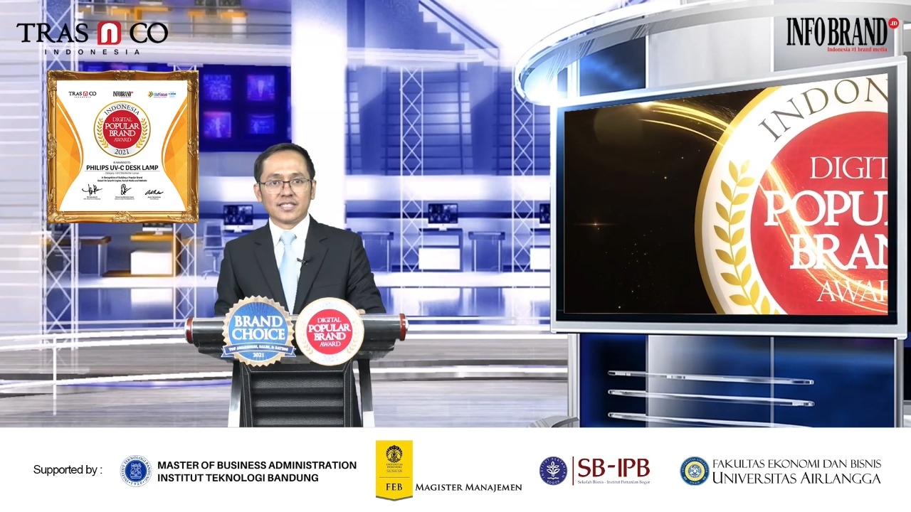 Philips Unggul di Kategori UV-C Disinfection Lamp Pada Ajang Indonesia Digital Popular Brand Award 2021