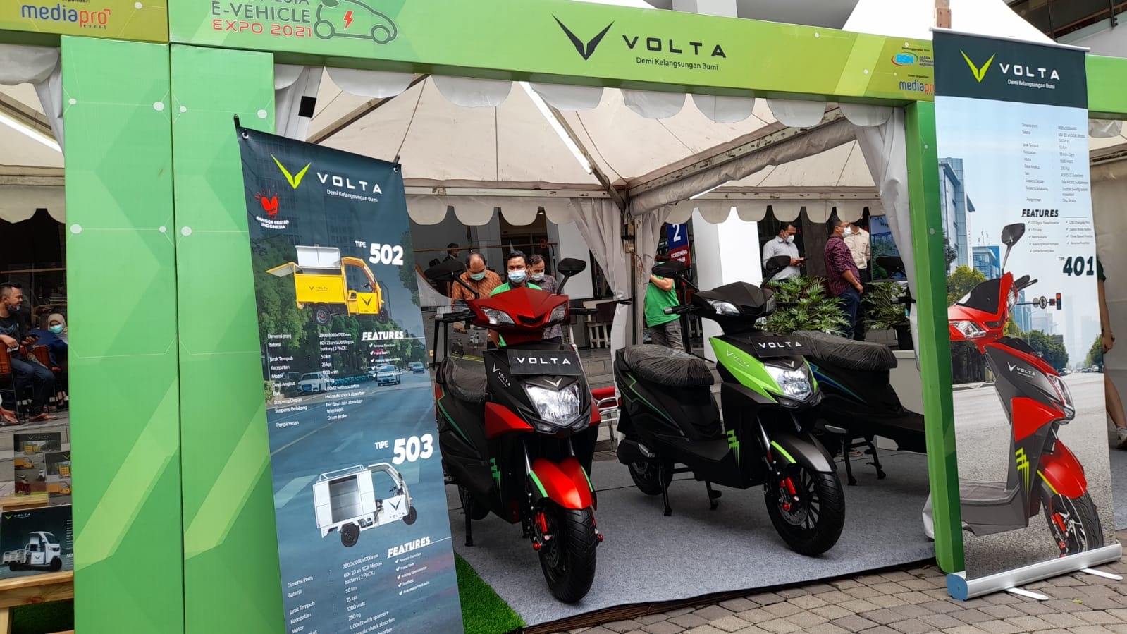 SiCepat Gandeng Volta Kenalkan Sepeda Motor Listrik Hemat Energi 