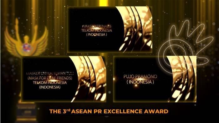 Telkom Dapat Diamond di Ajang The 3rd Asean PR Excellence Awards 2021