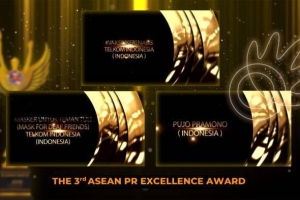 Telkom Dapat Diamond di Ajang The 3rd Asean PR Excellence Awards 2021