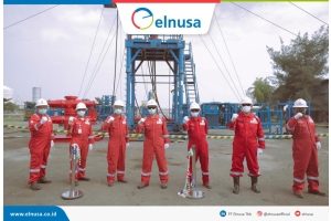 PT Elnusa Fabrikasi Konstruksi Sabet Penghargaan di Ajang Elnusa Contractors HSSE Meeting 2021