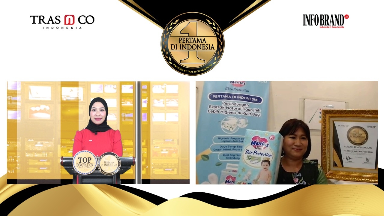 Hadirkan Popok Ekstrak Daun Teh, Merries Sabet Penghargaan Pertama di Indonesia