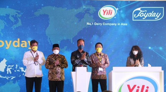 Yili Group Resmikan Pabrik Es Krim Terbesar di Indonesia