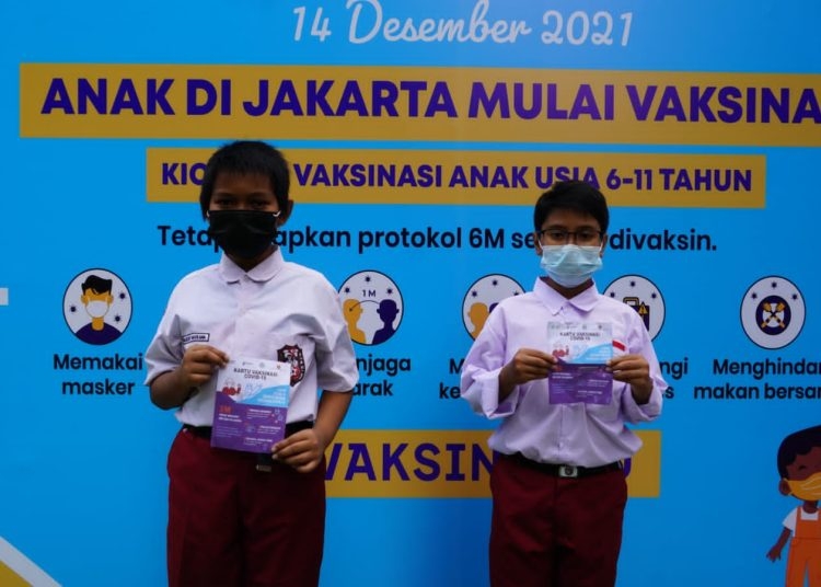 Kejar Target, Vaksinasi Merdeka Anak 6-11 Tahun Digelar Serentak di 30 Provinsi