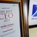 CEO PT DAFAM Hotel Managemen Sabet Penghargaan Best CEO 2021