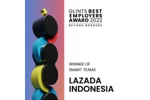Lazada Indonesia Sabet Penghargaan di Glints Best Employers Award 2022
