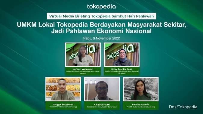Hari Pahlawan, Inisiatif Hyperlocal Tokopedia Dukung UMKM Lokal Jadi Pahlawan Ekonomi