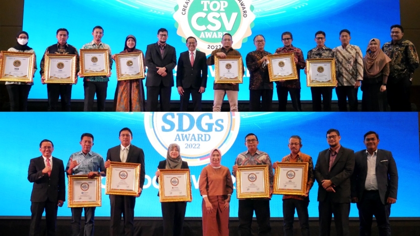 INFOBRAND.ID dan TRAS N CO, Sukses Gelar TOP CSV Award dan Top SDGs Award 2022