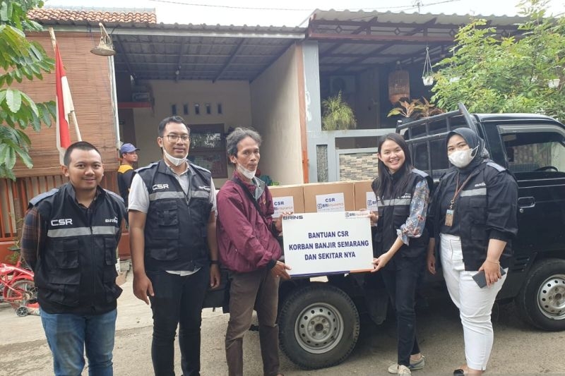 BRI Insurance Bantu Korban Banjir Semarang