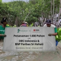 Bank DBS Indonesia Mengajak Nasabah Berinvestasi Sembari Menyumbang Pohon Bakau