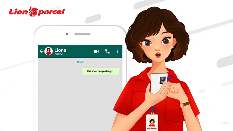 Lion Parcel Perkenalkan Virtual Assistant Liona