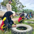 PT Arutmin Indonesia Sosialisasi Keselamatan Dan Aksi Menanam Pohon