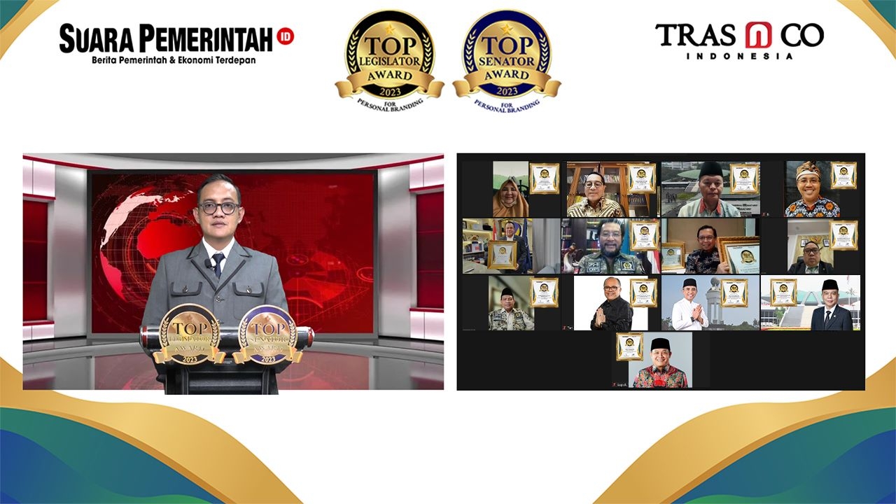 SUARAPEMERINTAH.ID Sukses Gelar TOP LEGISLATOR & TOP SENATOR AWARD 2023