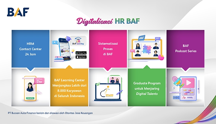 Tingkatkan Produktivitas Karyawan, BAF Terapkan Akselerasi Digitalisasi