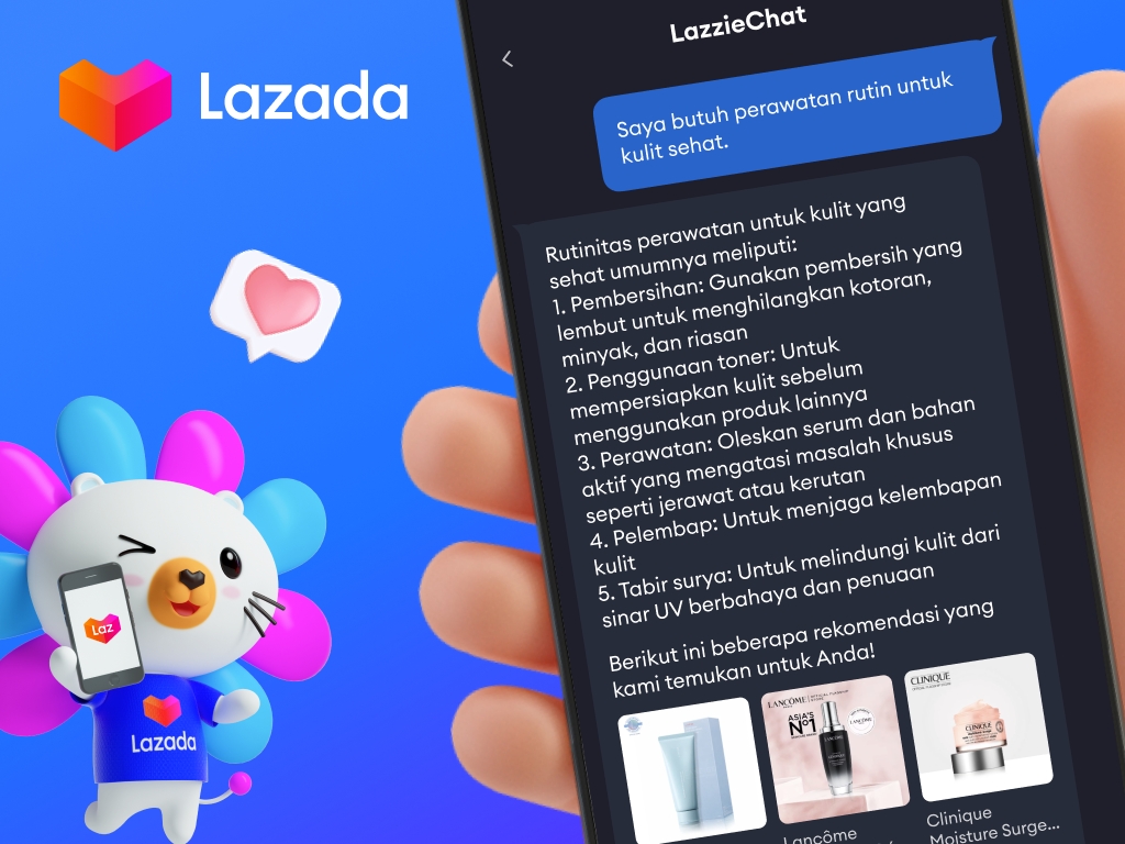 Lazada Luncurkan LazzieChat, Chatbot eCommerce Berbasis AI untuk Pengalaman Belanja Pertama di Asia Tenggara