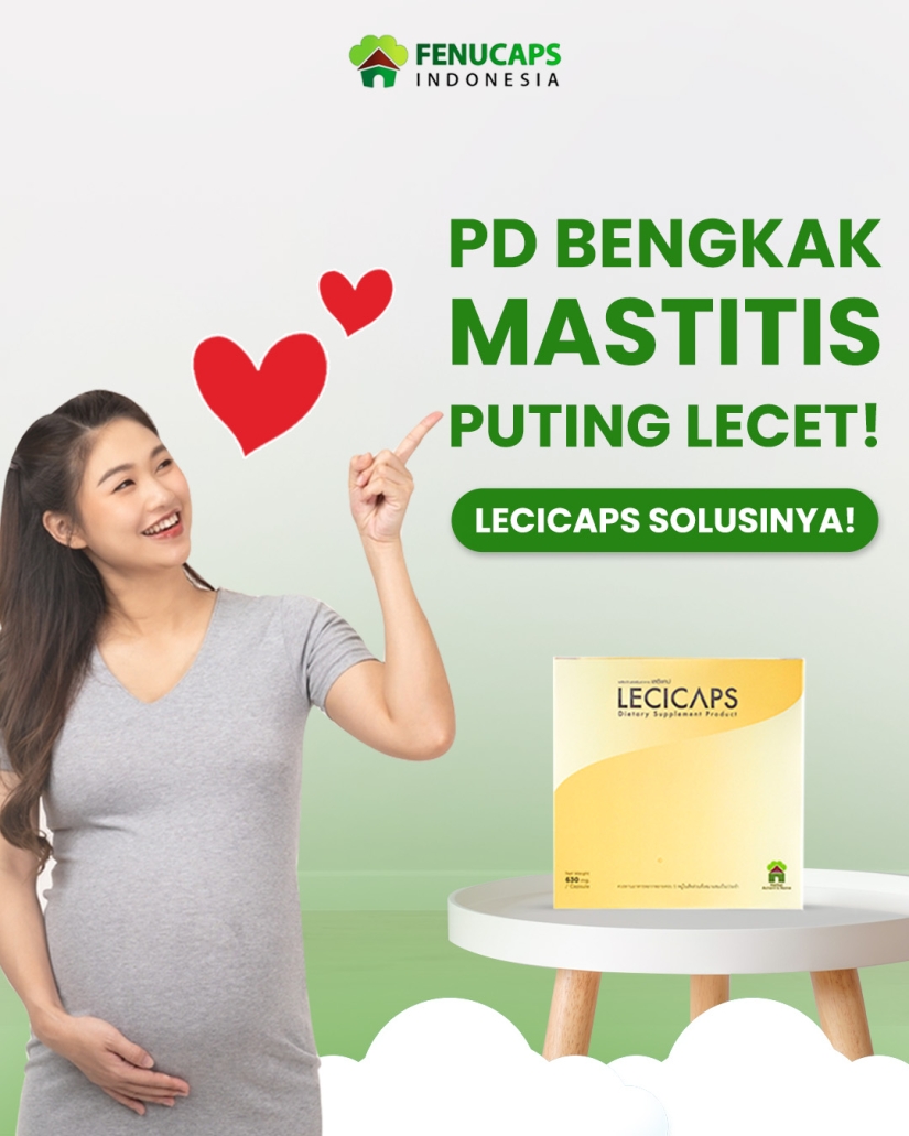 Lecicaps Produk Pelancar ASI Pertama di Indonesia dengan Kandungan Lecitin Murni