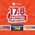 Maknai Kemerdekaan Shopee 17.8 Festival Pilih Lokal dengan Hadirkan Produk Lokal