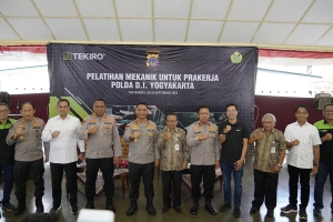 Tekiro dan Polda DIY Bekali Masyarakat Prakerja dengan Pelatihan Mekanik di Yogyakarta