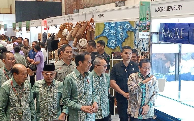 Presiden Joko Widodo Buka Pameran Inacraft 2023