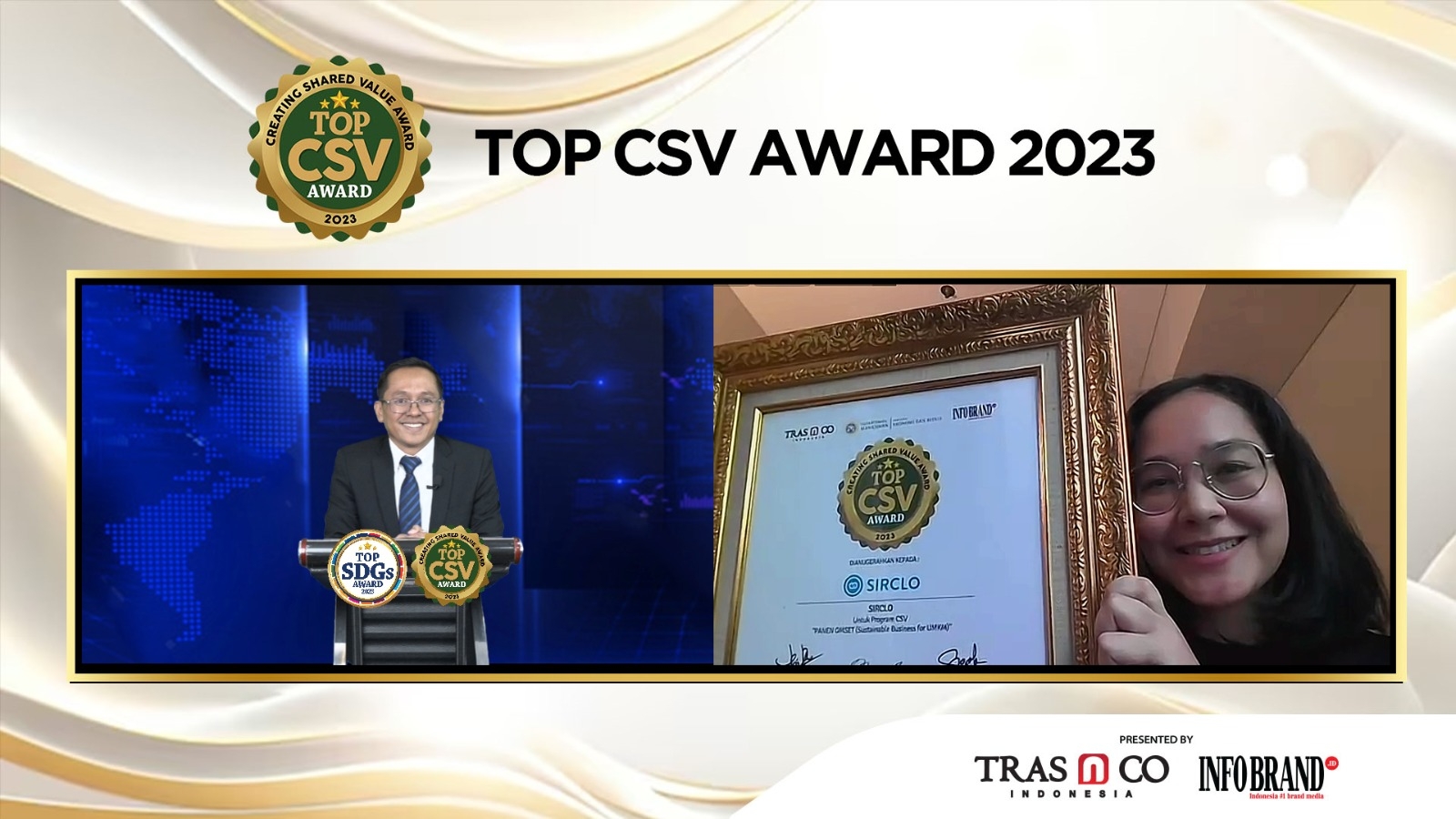 Sukses Wujudkan Digitalisasi UMKM, Sirclo Raih Penghargaan TOP CSV Award 2023