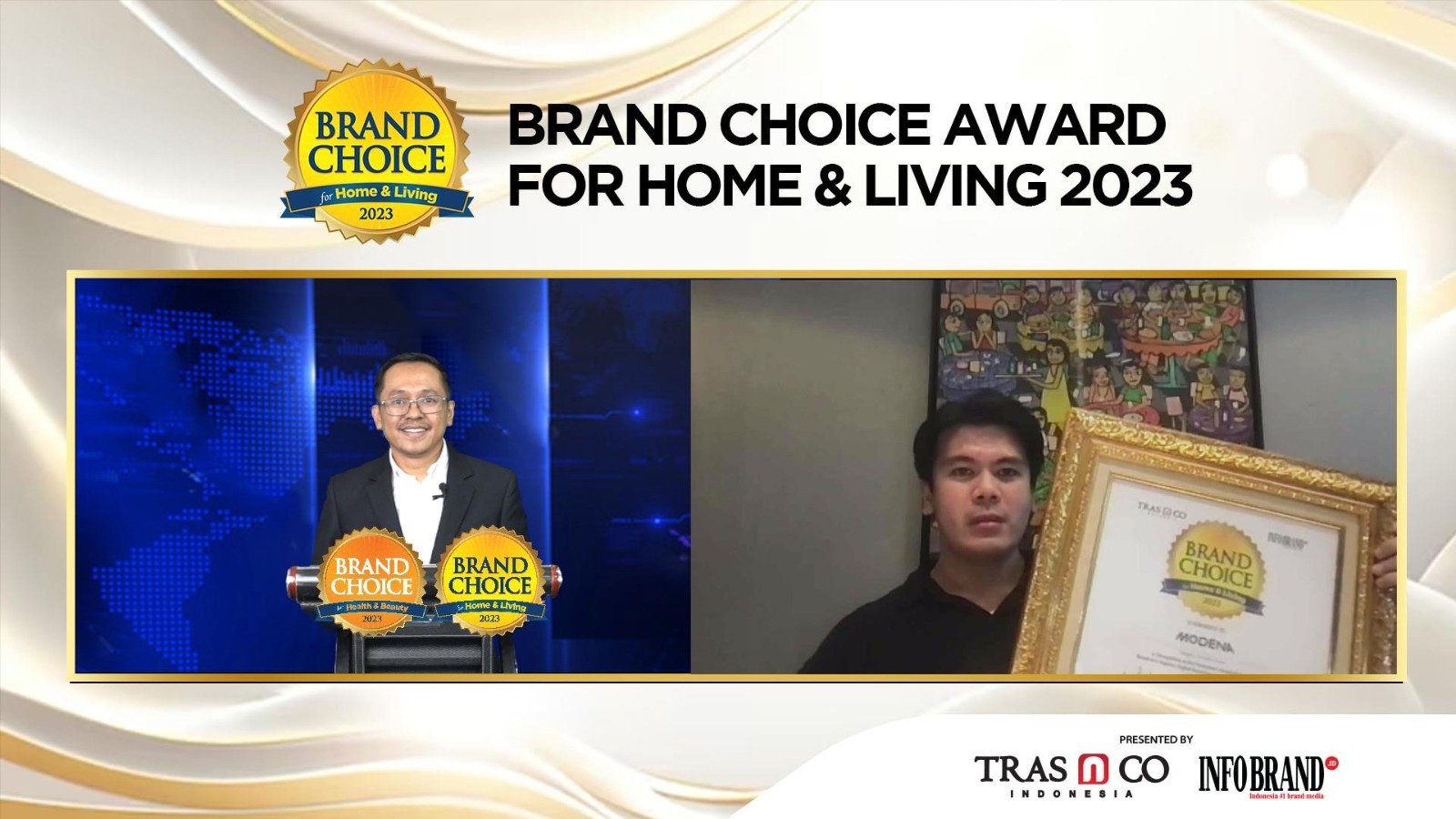 Rekomendasi Kompor Tanam Pilihan Customer, MODENA Raih Penghargaan Brand Choice for Home & Living 2023