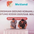 Metland Resmikan Gedung Koramil 05 Cibitung Kodim 0509 /Kabupaten Bekasi