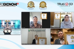 InfoEkonomi.ID dan TRAS N CO Indonesia Sukses Gelar 2 Penghargaan Sekaligus